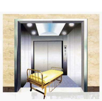 ลิฟต์เตียงโรงพยาบาล MRL 1000KG VVVF Drive Medical Bed Lift