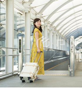 FUJI 5000KG ทางเลื่อนสนามบิน 1400mm Outdoor Travelator