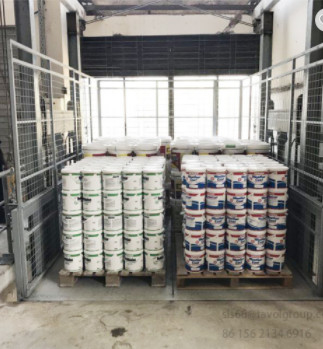 1000KG 10 Tons Cargo Elevator Chain Traction ลิฟท์บรรทุกสินค้าไฮดรอลิก
