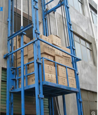 ลิฟต์ขนส่งสินค้าเชิงพาณิชย์ 8 ตัน 4 ชั้น 1200KG ไฮดรอลิกลิฟท์