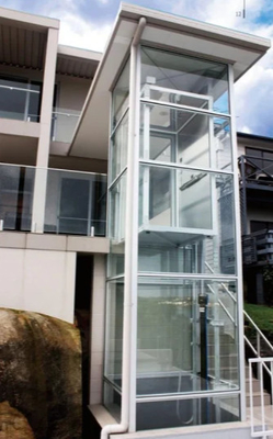 800KG 2 Stop Commercial ลิฟต์ 4.7KW สำหรับ Park Lift System