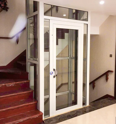 ลิฟต์ฉุดและไฮดรอลิก 300KG ลิฟต์รถเข็น 4 เมตรสำหรับอาคาร