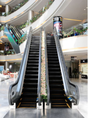 ห้างสรรพสินค้า Moving Walk บันไดเลื่อน 35 องศากระจกนิรภัย Fuji