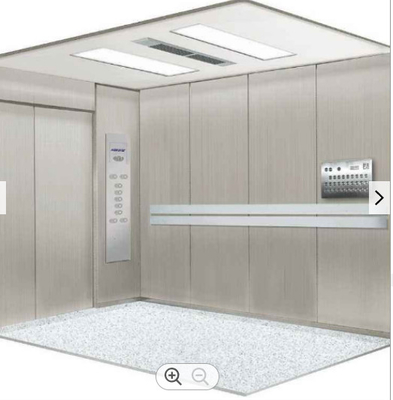 สแตนเลส 304 เตียงโรงพยาบาลลิฟท์ 800KG MRL Gearless ลิฟต์