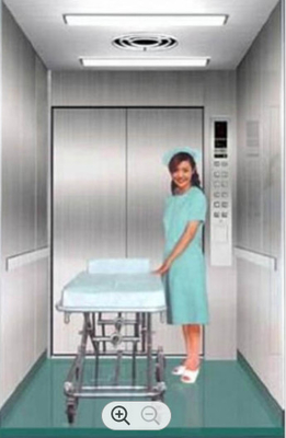 3.0m / s ลิฟต์โรงพยาบาลสำหรับผู้ป่วย 1600KG Hydraulic MRL Elevator