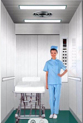 3.0m / s ลิฟต์โรงพยาบาลสำหรับผู้ป่วย 1600KG Hydraulic MRL Elevator