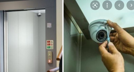 กล้องวงจรปิด CCTV ระบบอนาล็อก ลิฟต์