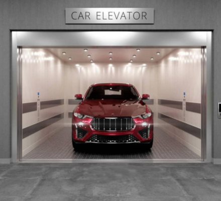ลิฟต์ลิฟต์ 7 ชั้นสำหรับโรงรถในบ้านเซ็นเซอร์อินฟราเรด Gearless Traction