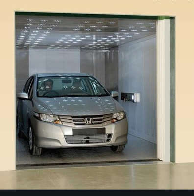 ลิฟต์รถกระจกสแตนเลสแฮร์ไลน์ 1200KG VVVF Drive