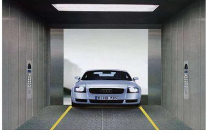 FUJI 5000KG Commercial Car ลิฟต์กระจกสแตนเลส