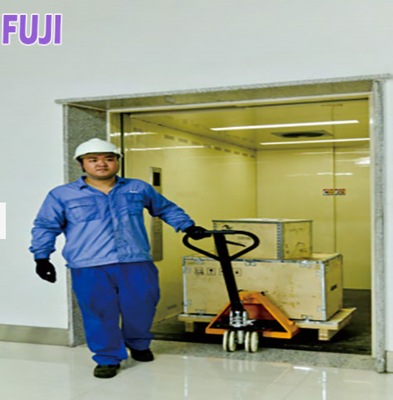 4KW 0.4m / s ลิฟต์บรรทุกสินค้าไฮดรอลิกลิฟต์ ICP ห้องเครื่อง Less