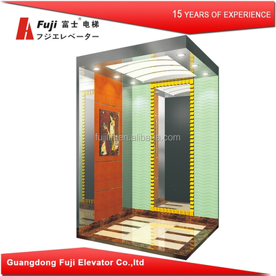 ไมโครคอนโทรลเลอร์ไฮดรอลิก Mrl ลิฟต์ PM Gearless Drive 630KG 5 Passenger Lift